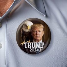 Donald Trump 2024 Foto - zeearend op schouder