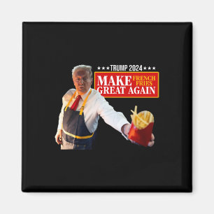 Donald Trump 2024 Franse Frites - Maak Franse Frit Magneet
