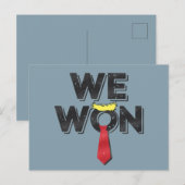 Donald Trump 2024 gewonnen Briefkaart (Voorkant / Achterkant)