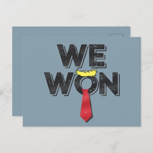 Donald Trump 2024 gewonnen Briefkaart (Voorkant / Achterkant)