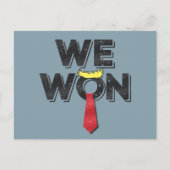 Donald Trump 2024 gewonnen Briefkaart (Voorkant)