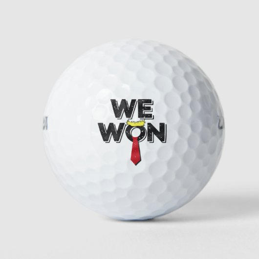 Donald Trump 2024 gewonnen Golfballen (Voorkant)