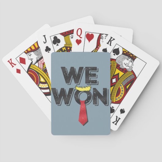 Donald Trump 2024 gewonnen Pokerkaarten (Achterkant)