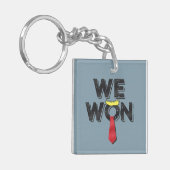 Donald Trump 2024 gewonnen Sleutelhanger (Voorkant Links)