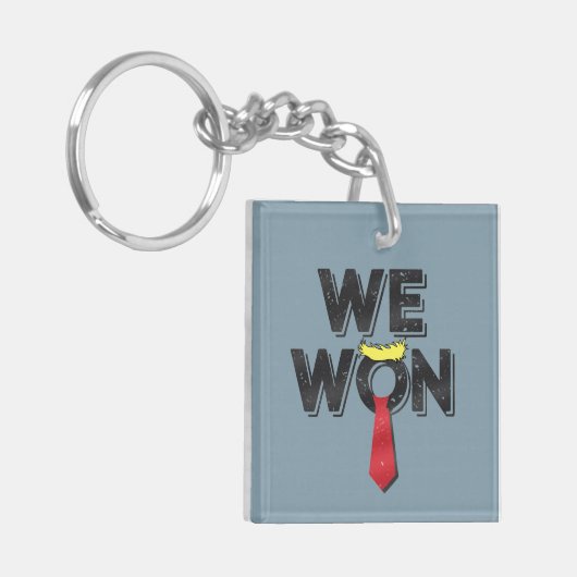 Donald Trump 2024 gewonnen Sleutelhanger (Voorkant Links)