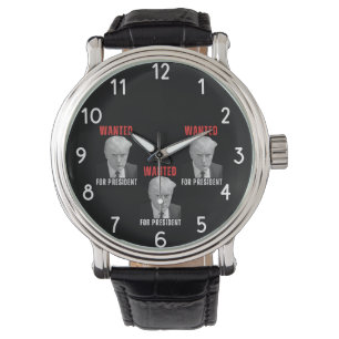 Donald Trump 2024 gezocht voor President Horloge