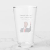 Donald Trump 2024 Glas (Achterkant)