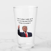 Donald Trump 2024 Glas (Voorkant)