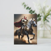 Donald Trump 2024 Grappig Conservatief Briefkaart (Staand voorkant)