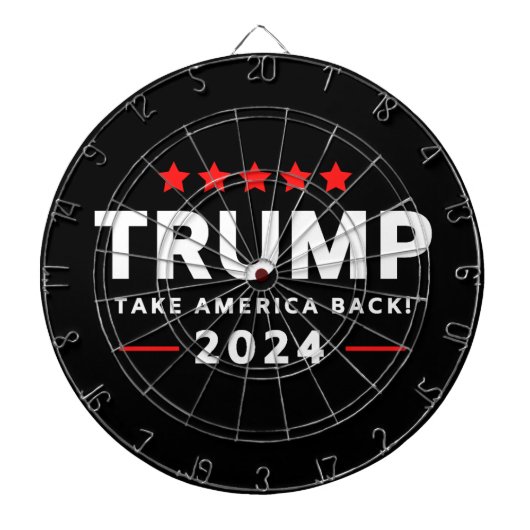 Donald Trump 2024 Haal Amerika terug Dartbord (Voorkant)