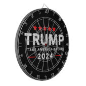 Donald Trump 2024 Haal Amerika terug Dartbord (Voorkant Links)