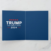 Donald Trump 2024 Haal Amerika terug Kaart (Binnen)