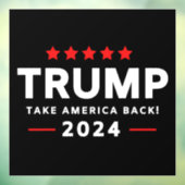 Donald Trump 2024 Haal Amerika terug Raamsticker (Vel 3)
