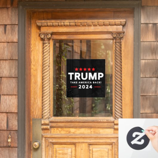 Donald Trump 2024 Haal Amerika terug Raamsticker (Huis Deur)