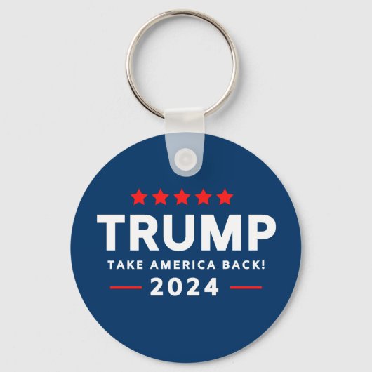 Donald Trump 2024 Haal Amerika terug Sleutelhanger (Voorkant)