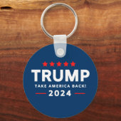 Donald Trump 2024 Haal Amerika terug Sleutelhanger (Voorkant)