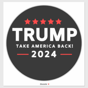 Donald Trump 2024 Haal Amerika terug Sticker