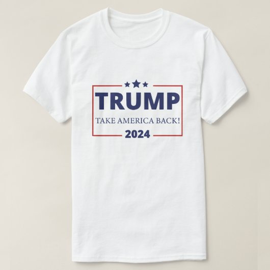 Donald Trump 2024 Haal Amerika terug T-shirt (Design voorkant)