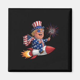 Donald Trump 2024 Happy 4th of July Trump Amerikaa Magneet