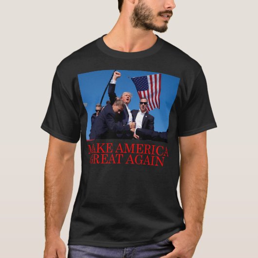 Donald Trump 2024 - Hero Maga T-shirt (Voorkant)