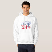 Donald Trump 2024 Hoodie (Voorkant volledig)