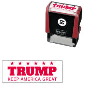 Donald Trump 2024: "Hou Amerika geweldig" Zelfinktende Stempel (In situ)