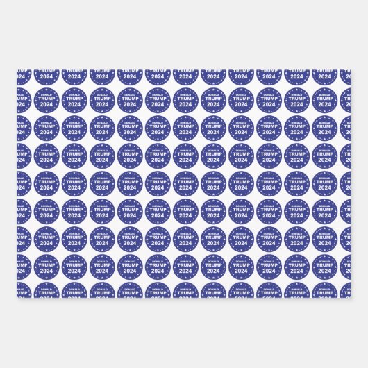 Donald Trump 2024 Inpakpapier Vel (Voorkant 3)