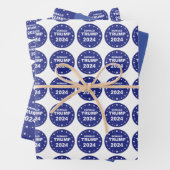 Donald Trump 2024 Inpakpapier Vel (In situ)