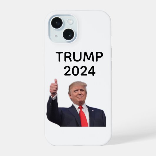Donald Trump 2024 iPhone 15 Case (Achterkant)