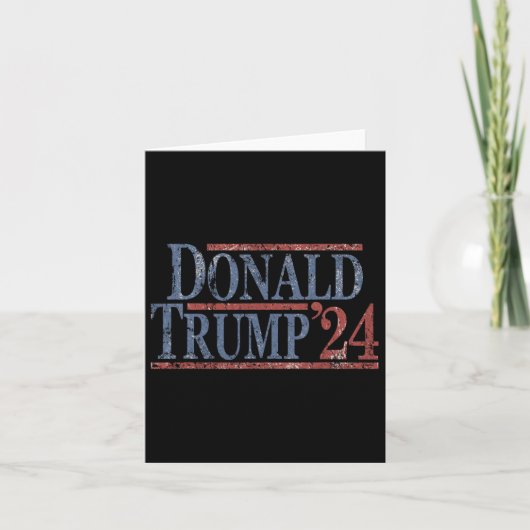 Donald Trump 2024 Kaart (Voorkant)
