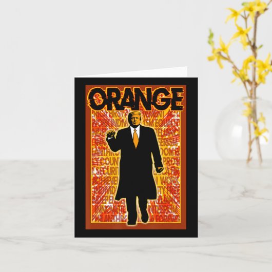 Donald Trump 2024 Kaart (Gele Bloem)