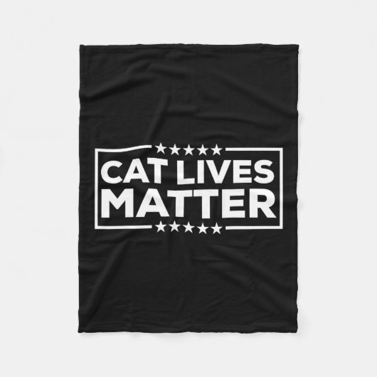 Donald Trump 2024 Katten nemen Amerika terug Retro Fleece Deken (Voorkant)