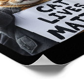 Donald Trump 2024 Katten Poster (Hoek)