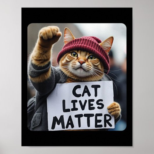 Donald Trump 2024 Katten Poster (Voorkant)