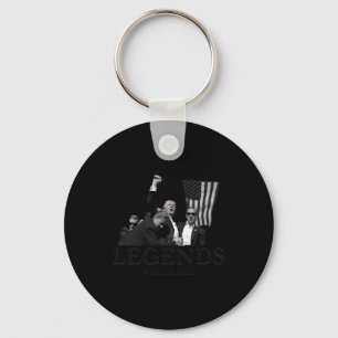 Donald Trump 2024 Legends Nooit Die USA Patriottis Sleutelhanger