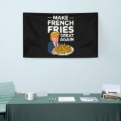 Donald Trump 2024 Maak Franse Frites Weer Groot Spandoek (Beurs)