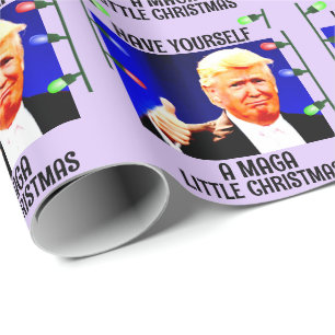 DONALD TRUMP 2024 MAGA KERSTINPAKPAPIER CADEAUPAPIER