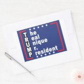 Donald Trump 2024 Mr. President Rechthoekige Sticker (Envelop)