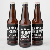 Donald Trump 2024 Neem Amerika terug Bier Etiket (Flessen)