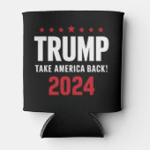 Donald Trump 2024 Neem Amerika terug Blikjeskoeler (Voorkant)