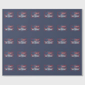 Donald Trump 2024 Neem Amerika terug Cadeaupapier (Vlak)