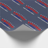 Donald Trump 2024 Neem Amerika terug Cadeaupapier (Hoek)