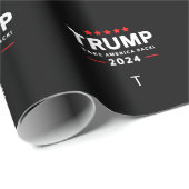 Donald Trump 2024 Neem Amerika terug Cadeaupapier (Rol Hoek)