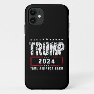 Donald Trump 2024 Neem Amerika terug Case-Mate iPhone Case