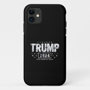 Donald Trump 2024 Neem Amerika terug Case-Mate iPhone Case