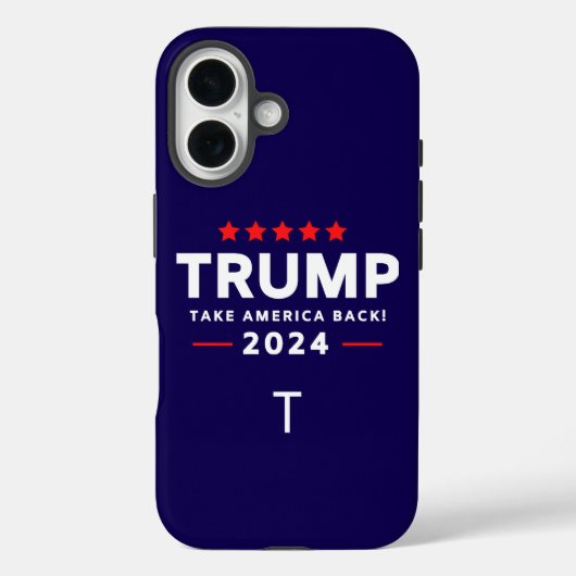 Donald Trump 2024 Neem Amerika terug Case-Mate iPhone Case (Achterkant)