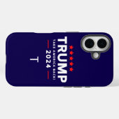 Donald Trump 2024 Neem Amerika terug Case-Mate iPhone Case (Achterkant (horizontaal))