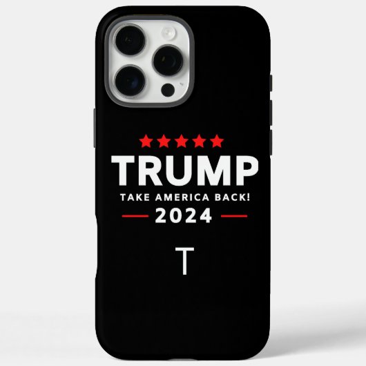 Donald Trump 2024 Neem Amerika terug Case-Mate iPhone Case (Achterkant)