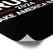 Donald Trump 2024: "Neem Amerika terug" - De Poster (Hoek)