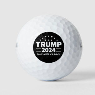 Donald Trump 2024 Neem Amerika terug Golfballen